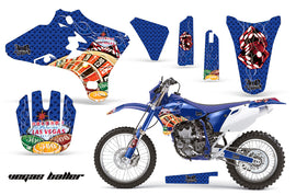 Dirt Bike Graphics Kit Decal Wrap For Yamaha YZ250F YZ450F 2003-2005 VEGAS BLUE-atv motorcycle utv parts accessories gear helmets jackets gloves pantsAll Terrain Depot