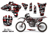 Graphics Kit Decal Wrap + # Plates For Yamaha WR250 WR450F 2005-2006 SSSH RED BLACK