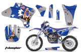 Graphics Kit Decal Wrap + # Plates For Yamaha WR250 WR450F 2005-2006 TBOMBER BLUE