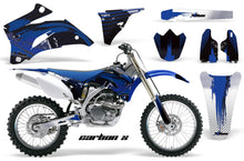 Load image into Gallery viewer, Dirt Bike Graphics Kit Decal Wrap For Yamaha YZ250F YZ450F 2006-2009 CARBONX BLUE-atv motorcycle utv parts accessories gear helmets jackets gloves pantsAll Terrain Depot