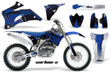 Dirt Bike Graphics Kit Decal Wrap For Yamaha YZ250F YZ450F 2006-2009 CARBONX BLUE