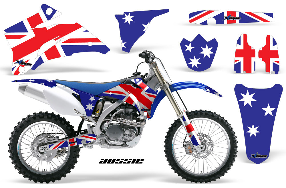 Dirt Bike Graphics Kit Decal Wrap For Yamaha YZ250F YZ450F 2006-2009 AUSSIE-atv motorcycle utv parts accessories gear helmets jackets gloves pantsAll Terrain Depot