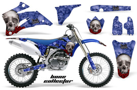 Dirt Bike Graphics Kit Decal Wrap For Yamaha YZ250F YZ450F 2006-2009 BONES BLUE-atv motorcycle utv parts accessories gear helmets jackets gloves pantsAll Terrain Depot