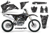 Dirt Bike Graphics Kit Decal Wrap For Yamaha YZ250F YZ450F 2006-2009 CAMOPLATE BLACK