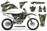 Dirt Bike Graphics Kit Decal Wrap For Yamaha YZ250F YZ450F 2006-2009 CAMOPLATE GREEN TAN