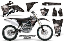Load image into Gallery viewer, Dirt Bike Graphics Kit Decal Wrap For Yamaha YZ250F YZ450F 2006-2009 CHECKERED SILVER BLACK-atv motorcycle utv parts accessories gear helmets jackets gloves pantsAll Terrain Depot
