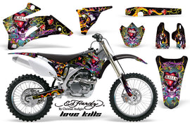 Dirt Bike Graphics Kit Decal Wrap For Yamaha YZ250F YZ450F 2006-2009 EDHLK BLACK-atv motorcycle utv parts accessories gear helmets jackets gloves pantsAll Terrain Depot