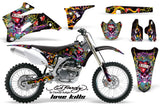 Dirt Bike Graphics Kit Decal Wrap For Yamaha YZ250F YZ450F 2006-2009 EDHLK BLACK