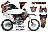 Dirt Bike Graphics Kit Decal Wrap For Yamaha YZ250F YZ450F 2006-2009 EDHP BLACK