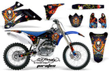 Dirt Bike Graphics Kit Decal Wrap For Yamaha YZ250F YZ450F 2006-2009 EDHP BLUE