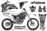 Dirt Bike Graphics Kit Decal Wrap For Yamaha YZ250F YZ450F 2006-2009 HISH WHITE