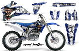 Dirt Bike Graphics Kit Decal Wrap For Yamaha YZ250F YZ450F 2006-2009 HATTER WHITE BLUE