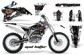 Dirt Bike Graphics Kit Decal Wrap For Yamaha YZ250F YZ450F 2006-2009 HATTER BLACK WHITE-atv motorcycle utv parts accessories gear helmets jackets gloves pantsAll Terrain Depot