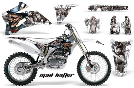 Dirt Bike Graphics Kit Decal Wrap For Yamaha YZ250F YZ450F 2006-2009 HATTER SILVER WHITE-atv motorcycle utv parts accessories gear helmets jackets gloves pantsAll Terrain Depot