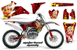 Dirt Bike Graphics Kit Decal Wrap For Yamaha YZ250F YZ450F 2006-2009 MOTRHEAD RED-atv motorcycle utv parts accessories gear helmets jackets gloves pantsAll Terrain Depot