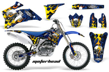 Load image into Gallery viewer, Dirt Bike Graphics Kit Decal Wrap For Yamaha YZ250F YZ450F 2006-2009 MOTORHEAD BLUE-atv motorcycle utv parts accessories gear helmets jackets gloves pantsAll Terrain Depot