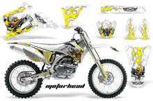Load image into Gallery viewer, Dirt Bike Graphics Kit Decal Wrap For Yamaha YZ250F YZ450F 2006-2009 MOTORHEAD WHITE-atv motorcycle utv parts accessories gear helmets jackets gloves pantsAll Terrain Depot