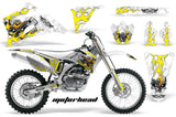 Dirt Bike Graphics Kit Decal Wrap For Yamaha YZ250F YZ450F 2006-2009 MOTORHEAD WHITE