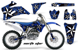 Dirt Bike Graphics Kit Decal Wrap For Yamaha YZ250F YZ450F 2006-2009 NORTHSTAR BLUE-atv motorcycle utv parts accessories gear helmets jackets gloves pantsAll Terrain Depot