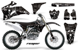 Dirt Bike Graphics Kit Decal Wrap For Yamaha YZ250F YZ450F 2006-2009 REAPER BLACK-atv motorcycle utv parts accessories gear helmets jackets gloves pantsAll Terrain Depot