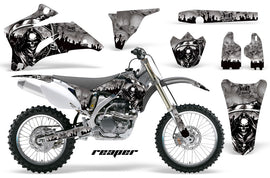 Dirt Bike Graphics Kit Decal Wrap For Yamaha YZ250F YZ450F 2006-2009 REAPER SILVER-atv motorcycle utv parts accessories gear helmets jackets gloves pantsAll Terrain Depot