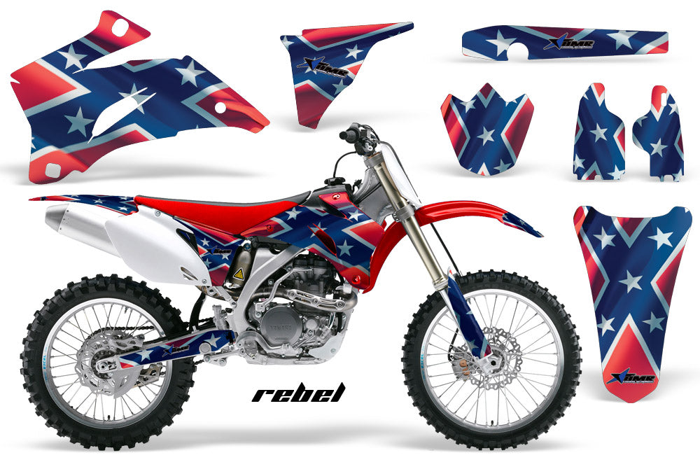 Dirt Bike Graphics Kit Decal Wrap For Yamaha YZ250F YZ450F 2006-2009 REBEL-atv motorcycle utv parts accessories gear helmets jackets gloves pantsAll Terrain Depot