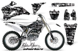 Dirt Bike Graphics Kit Decal Wrap For Yamaha YZ250F YZ450F 2006-2009 SSSH WHITE BLACK
