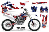 Dirt Bike Graphics Kit Decal Wrap For Yamaha YZ250F YZ450F 2006-2009 USA SINS