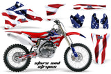 Dirt Bike Graphics Kit Decal Wrap For Yamaha YZ250F YZ450F 2006-2009 USA FLAG