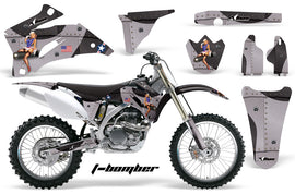 Dirt Bike Graphics Kit Decal Wrap For Yamaha YZ250F YZ450F 2006-2009 TBOMBER BLACK-atv motorcycle utv parts accessories gear helmets jackets gloves pantsAll Terrain Depot