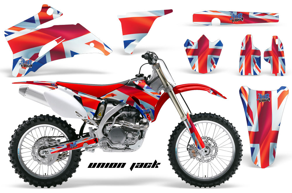 Dirt Bike Graphics Kit Decal Wrap For Yamaha YZ250F YZ450F 2006-2009 UNION JACK-atv motorcycle utv parts accessories gear helmets jackets gloves pantsAll Terrain Depot