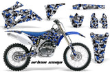 Dirt Bike Graphics Kit Decal Wrap For Yamaha YZ250F YZ450F 2006-2009 URBAN CAMO BLUE
