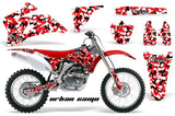 Dirt Bike Graphics Kit Decal Wrap For Yamaha YZ250F YZ450F 2006-2009 URBAN CAMO RED