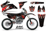 Dirt Bike Graphics Kit Decal Wrap For Yamaha YZ250F YZ450F 2006-2009 TRIBAL RED BLACK