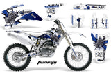 Dirt Bike Graphics Kit Decal Wrap For Yamaha YZ250F YZ450F 2006-2009 TOXIC BLUE WHITE