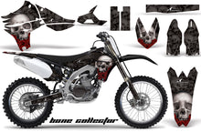 Load image into Gallery viewer, Dirt Bike Graphics Kit Decal Sticker Wrap For Yamaha YZ450F 2010-2013 BONES BLACK-atv motorcycle utv parts accessories gear helmets jackets gloves pantsAll Terrain Depot