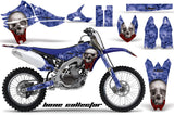 Dirt Bike Graphics Kit Decal Sticker Wrap For Yamaha YZ450F 2010-2013 BONES  BLUE