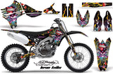 Dirt Bike Graphics Kit Decal Sticker Wrap For Yamaha YZ450F 2010-2013 EDHLK BLACK