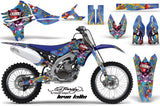 Dirt Bike Graphics Kit Decal Sticker Wrap For Yamaha YZ450F 2010-2013 EDHLK BLUE