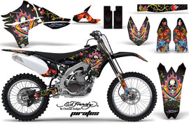 Dirt Bike Graphics Kit Decal Sticker Wrap For Yamaha YZ450F 2010-2013 EDHP BLACK-atv motorcycle utv parts accessories gear helmets jackets gloves pantsAll Terrain Depot