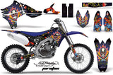 Dirt Bike Graphics Kit Decal Sticker Wrap For Yamaha YZ450F 2010-2013 EDHP BLUE