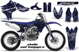 Dirt Bike Graphics Kit Decal Sticker Wrap For Yamaha YZ450F 2010-2013 HISH BLUE
