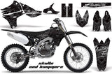 Dirt Bike Graphics Kit Decal Sticker Wrap For Yamaha YZ450F 2010-2013 HISH SILVER