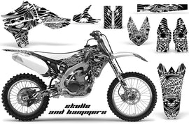Dirt Bike Graphics Kit Decal Sticker Wrap For Yamaha YZ450F 2010-2013 HISH WHITE-atv motorcycle utv parts accessories gear helmets jackets gloves pantsAll Terrain Depot