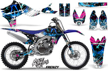 Load image into Gallery viewer, Dirt Bike Graphics Kit Decal Sticker Wrap For Yamaha YZ450F 2010-2013 FRENZY BLUE-atv motorcycle utv parts accessories gear helmets jackets gloves pantsAll Terrain Depot