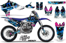 Load image into Gallery viewer, Graphics Kit Decal Sticker Wrap + # Plates For Yamaha YZ450F 2010-2013 FRENZY BLUE-atv motorcycle utv parts accessories gear helmets jackets gloves pantsAll Terrain Depot