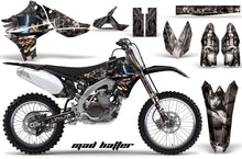 Load image into Gallery viewer, Dirt Bike Graphics Kit Decal Sticker Wrap For Yamaha YZ450F 2010-2013 HATTER SILVER BLACK-atv motorcycle utv parts accessories gear helmets jackets gloves pantsAll Terrain Depot