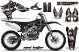 Dirt Bike Graphics Kit Decal Sticker Wrap For Yamaha YZ450F 2010-2013 HATTER SILVER BLACK