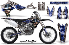 Load image into Gallery viewer, Dirt Bike Graphics Kit Decal Sticker Wrap For Yamaha YZ450F 2010-2013 HATTER BLUE SILVER-atv motorcycle utv parts accessories gear helmets jackets gloves pantsAll Terrain Depot