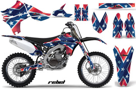 Dirt Bike Graphics Kit Decal Sticker Wrap For Yamaha YZ450F 2010-2013 REBEL-atv motorcycle utv parts accessories gear helmets jackets gloves pantsAll Terrain Depot